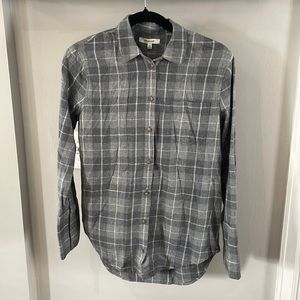 Madewell flannel long sleeve shirt